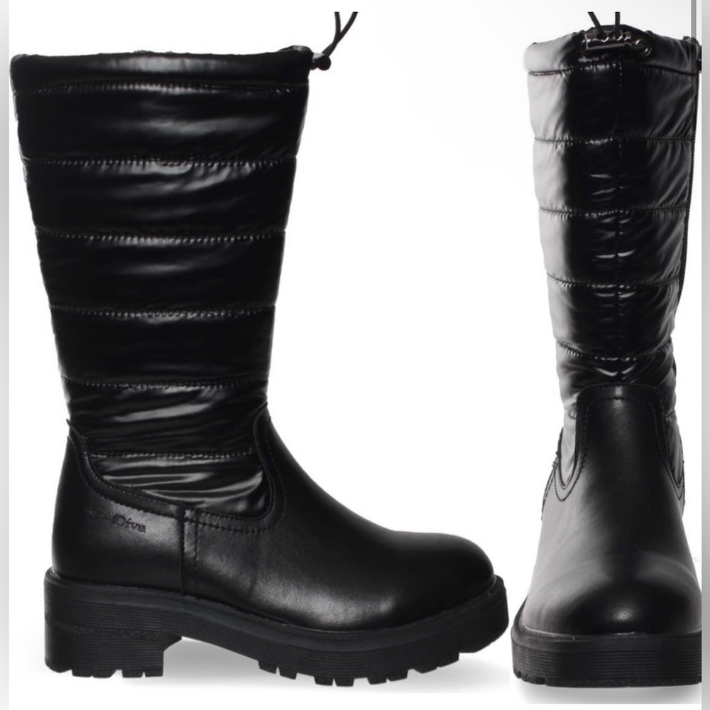 NIB AquaDiva Joliette waterproof puffed winter boot - size 6